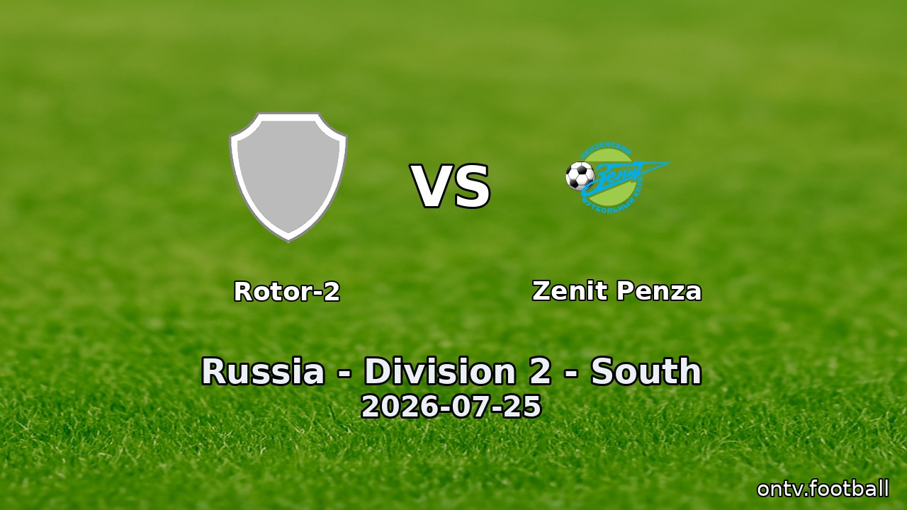 Rotor-2 vs Zenit Penza