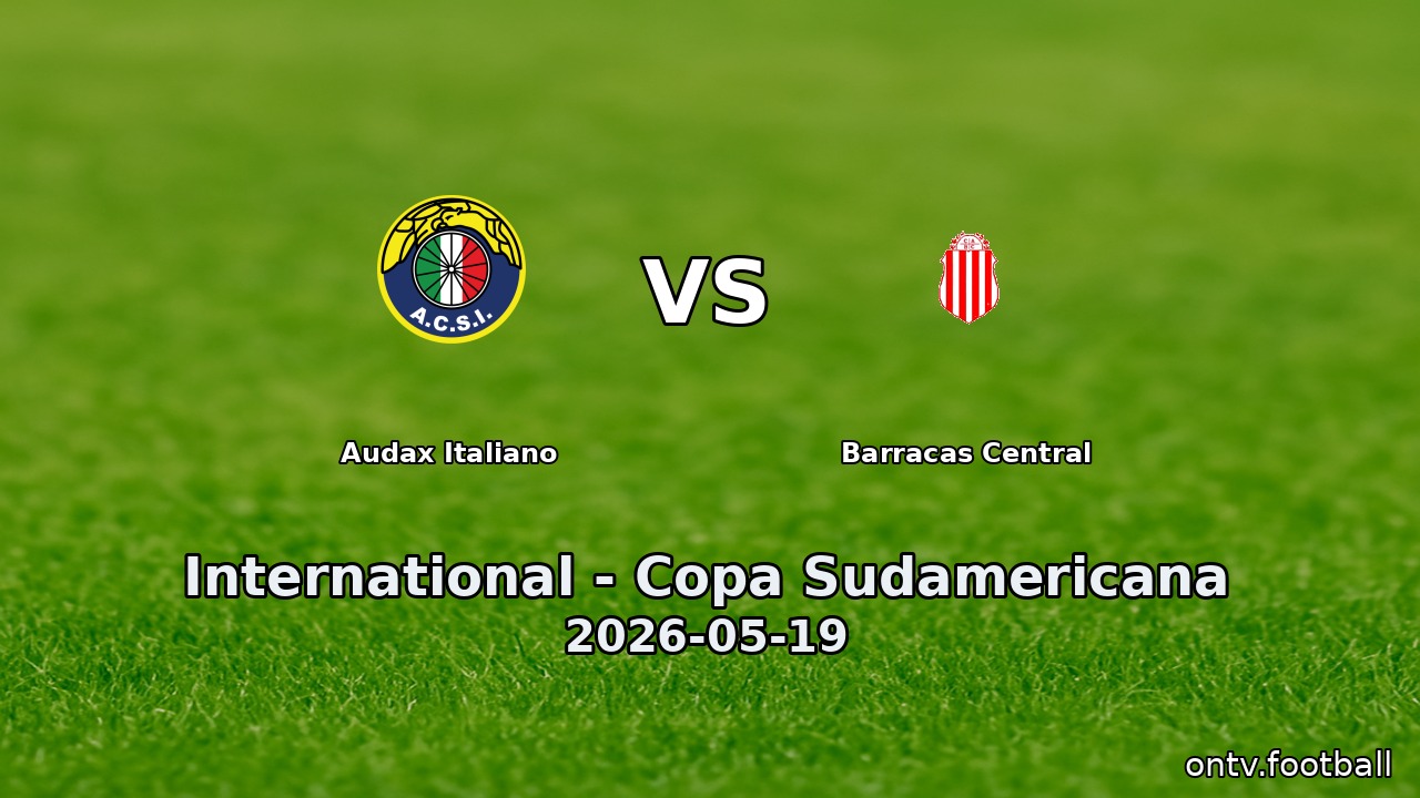 Audax Italiano vs Barracas Central