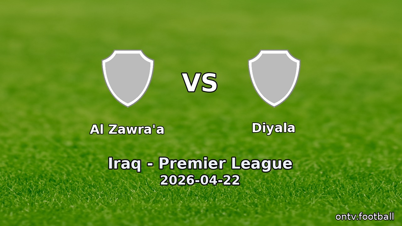 Al Zawra'a vs Diyala