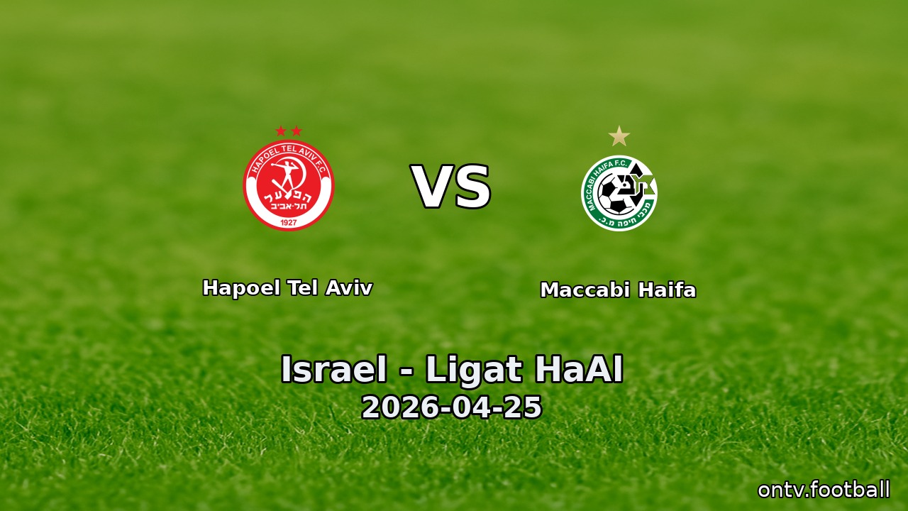 Hapoel Tel Aviv vs Maccabi Haifa