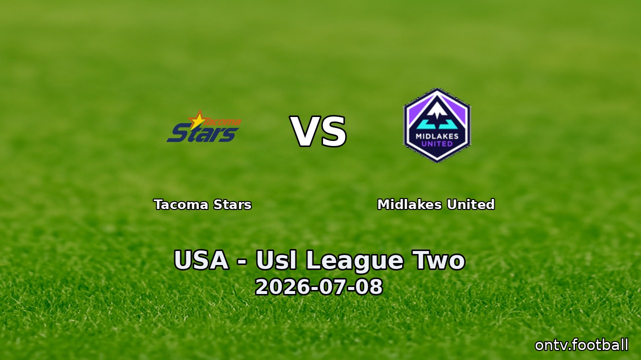 Tacoma Stars vs Midlakes United