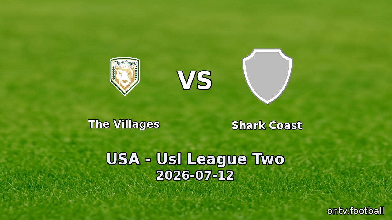 The Villages vs Shark Coast