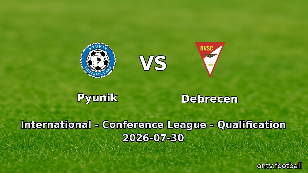 Pyunik vs Debrecen