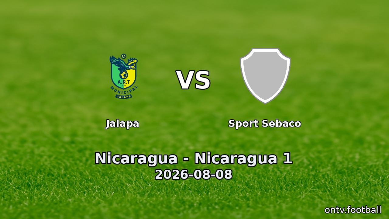 Jalapa vs Sport Sebaco