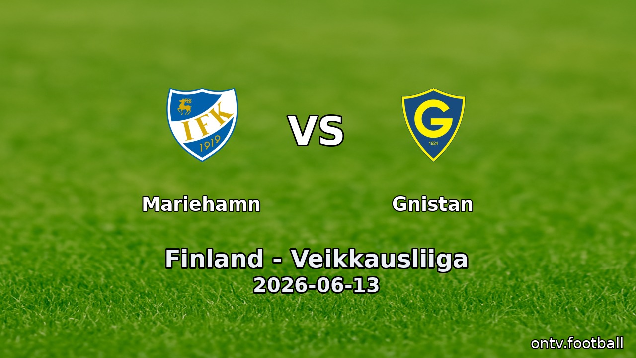 Mariehamn vs Gnistan