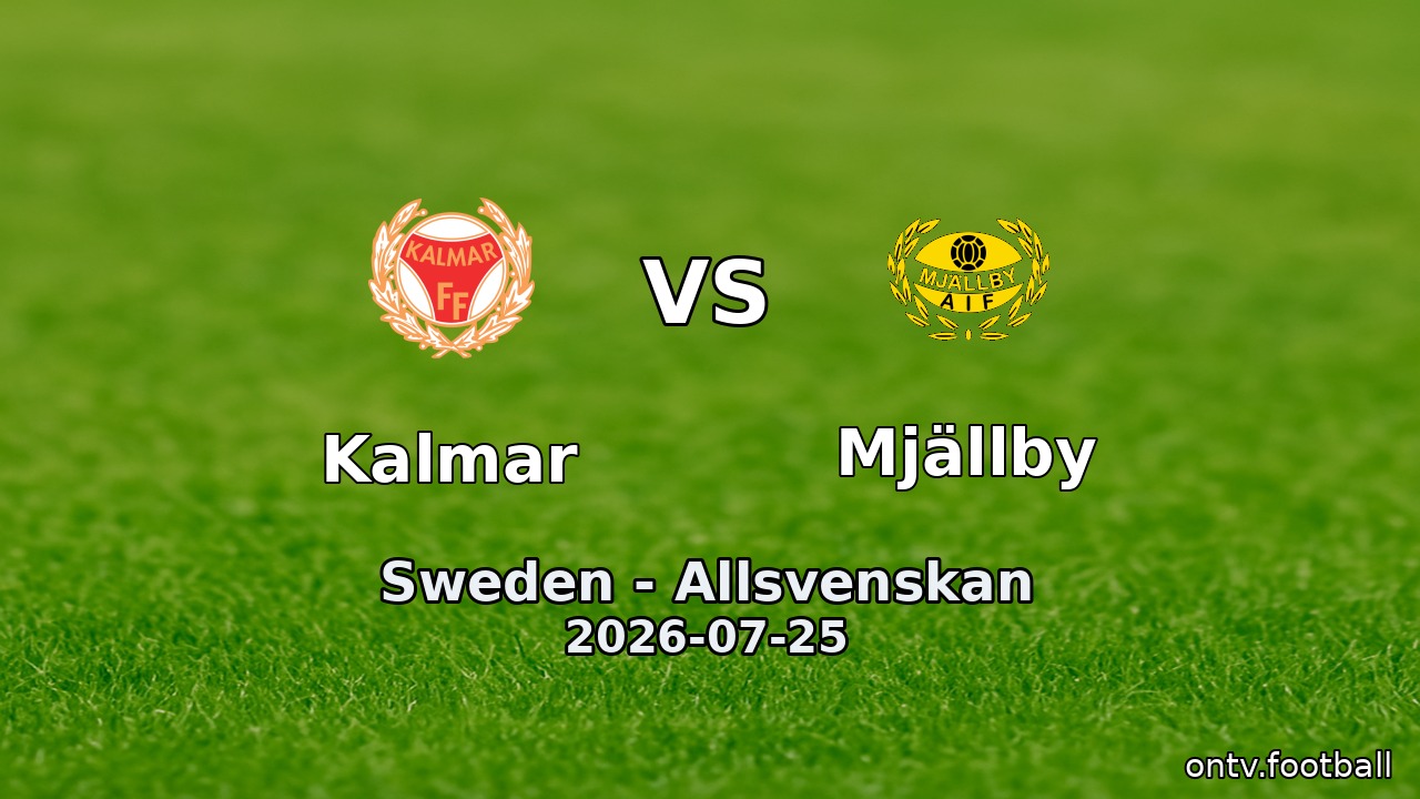Kalmar vs Mjällby