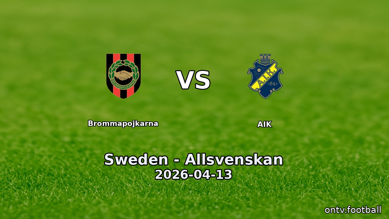 Brommapojkarna vs AIK