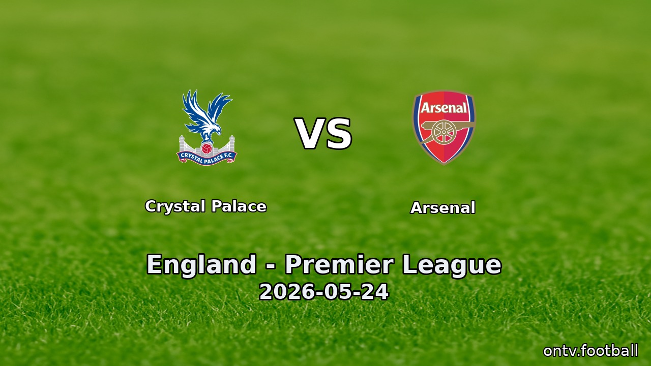 Crystal Palace vs Arsenal