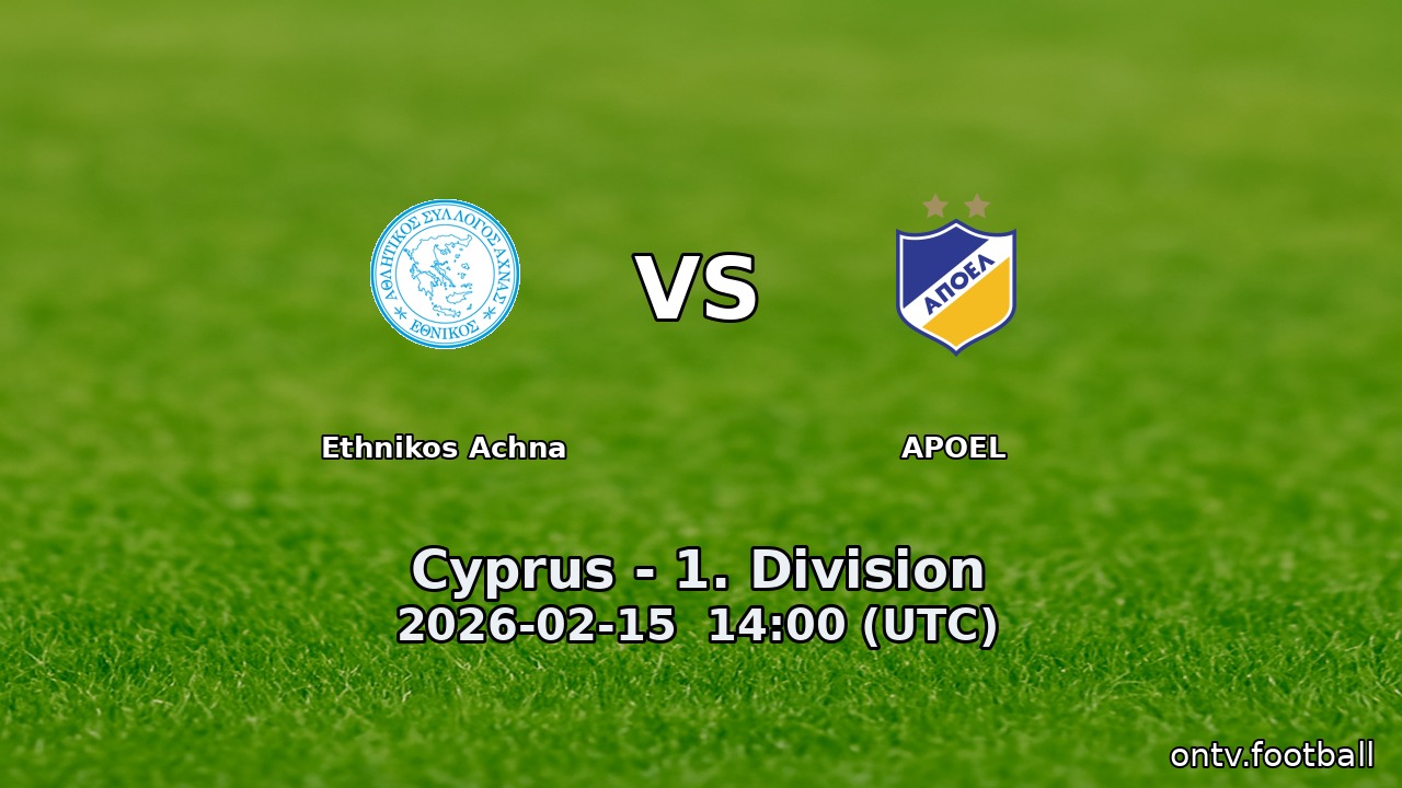Ethnikos Achna vs APOEL