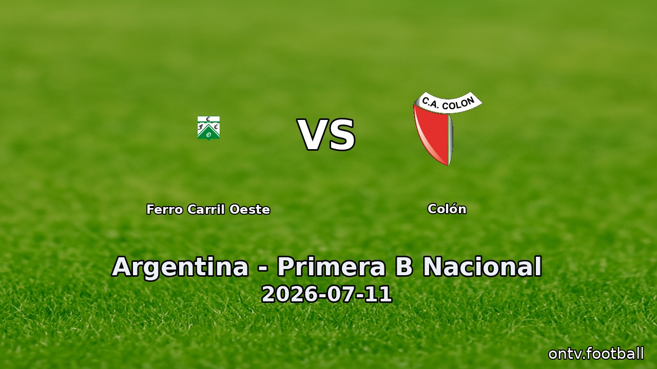 Ferro Carril Oeste vs Colón