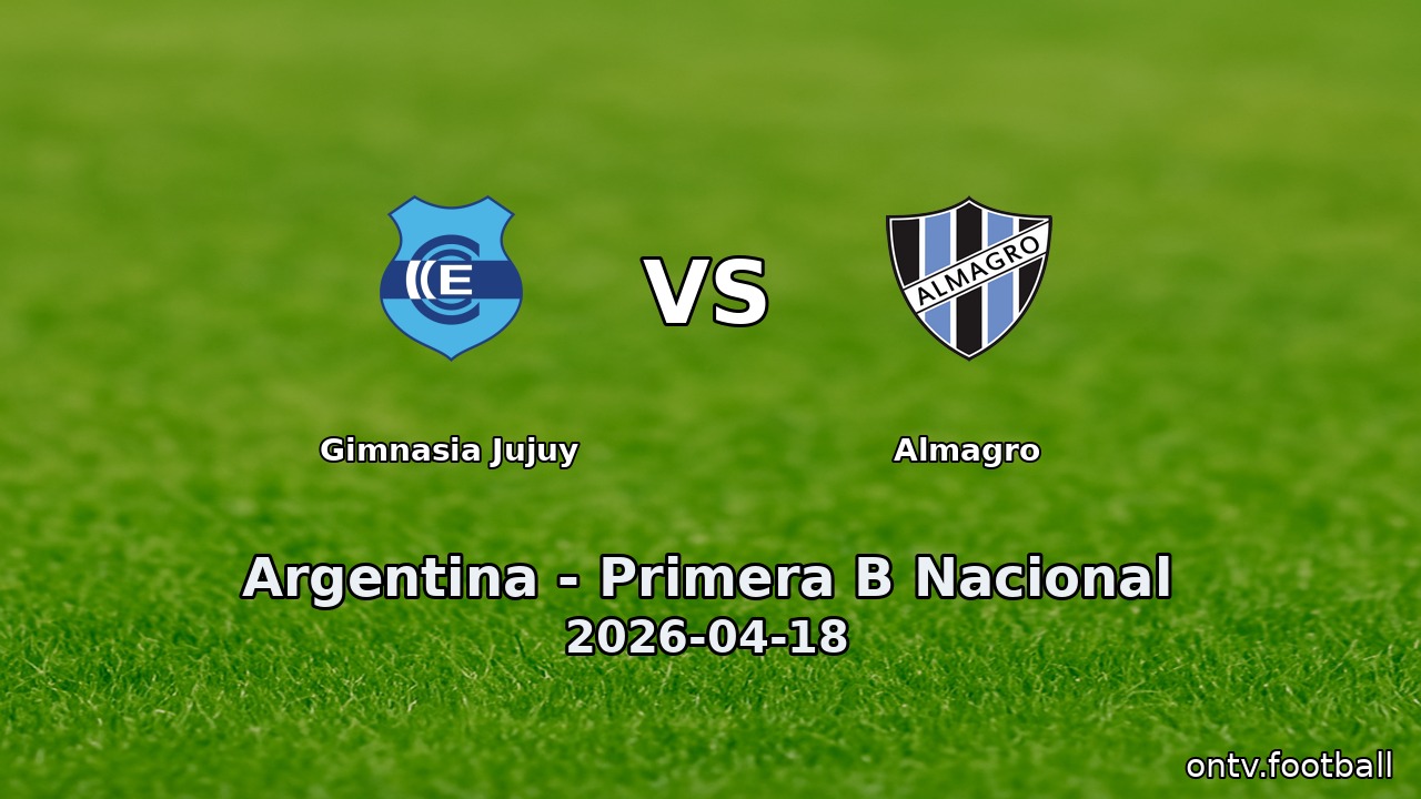 Gimnasia Jujuy vs Almagro