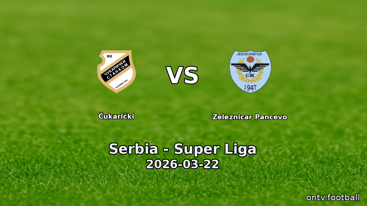 Čukarički vs Zeleznicar Pancevo