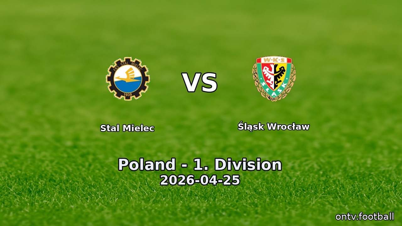 Stal Mielec vs Śląsk Wrocław
