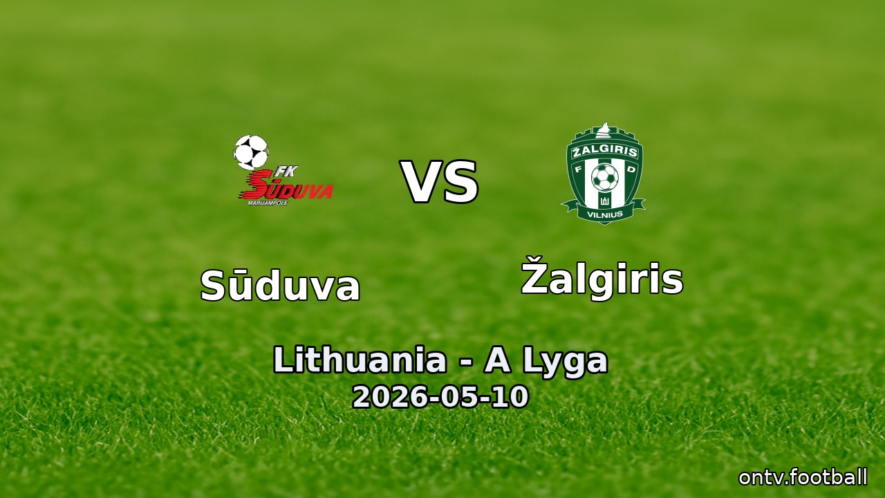 Sūduva vs Žalgiris