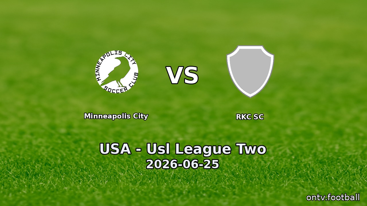 Minneapolis City vs RKC SC