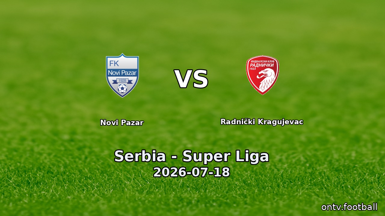 Novi Pazar vs Radnički Kragujevac