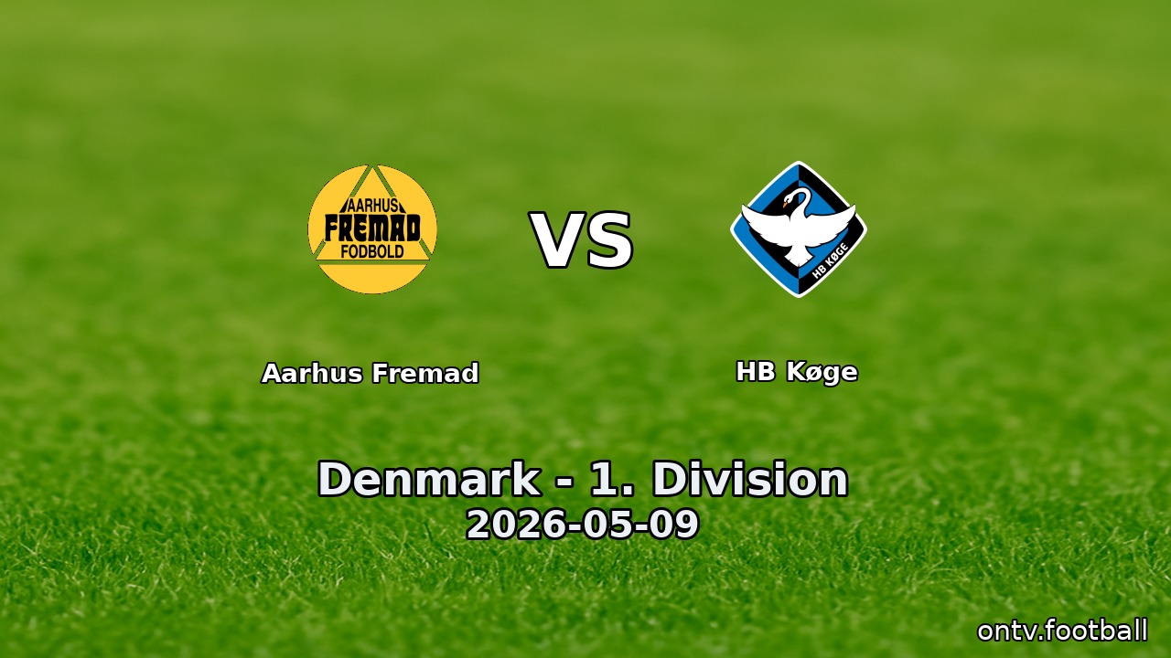 Aarhus Fremad vs HB Køge