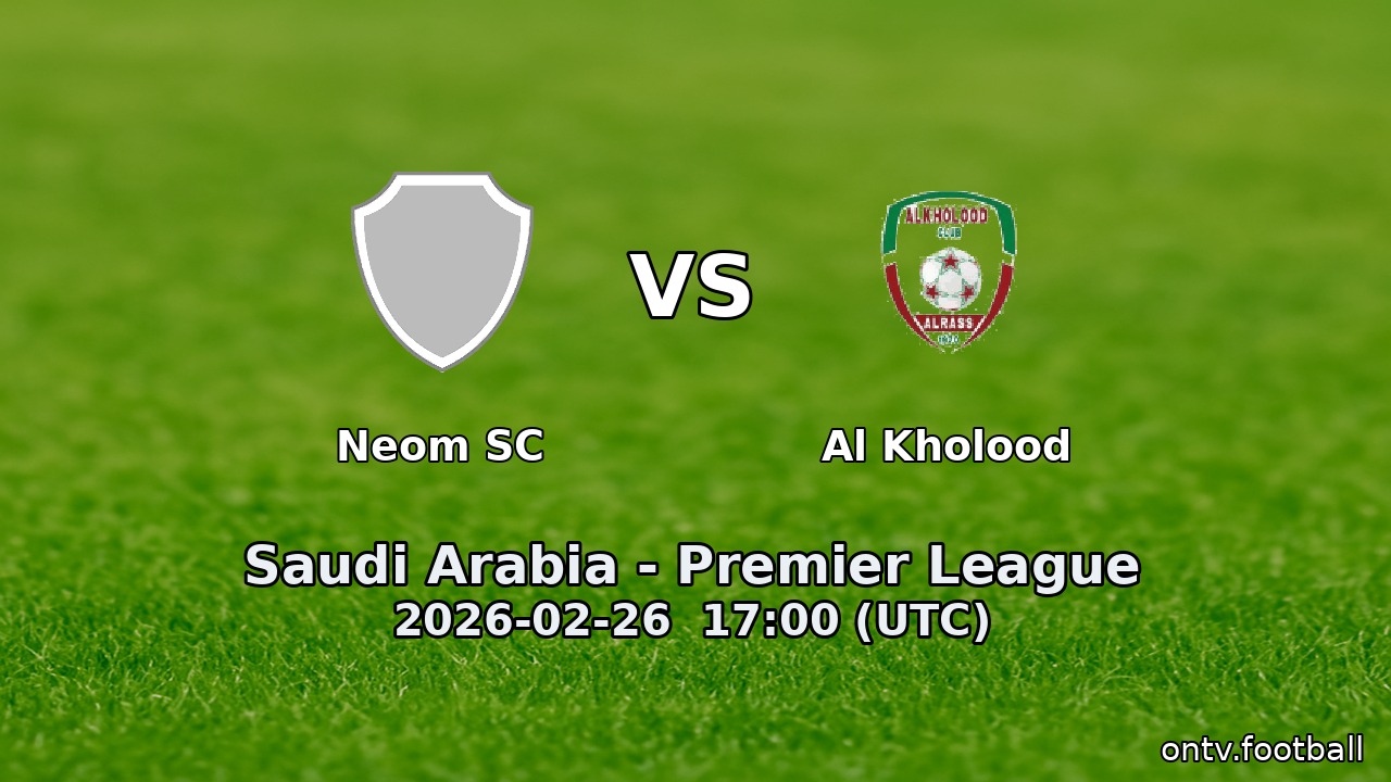 Neom SC vs Al Kholood