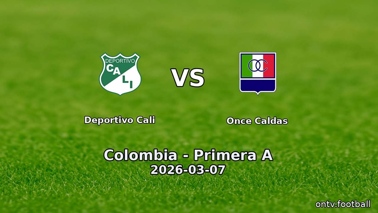 Deportivo Cali vs Once Caldas