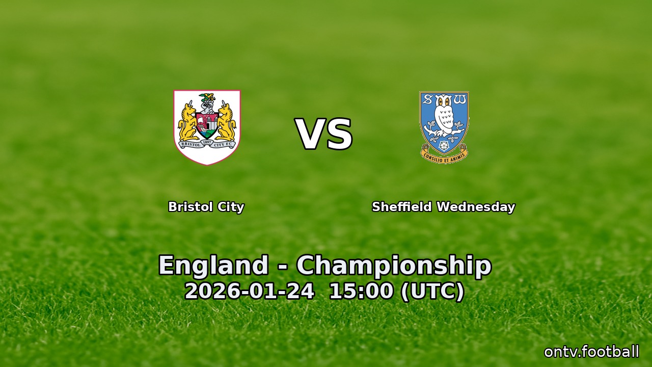 Bristol City vs Sheffield Wednesday