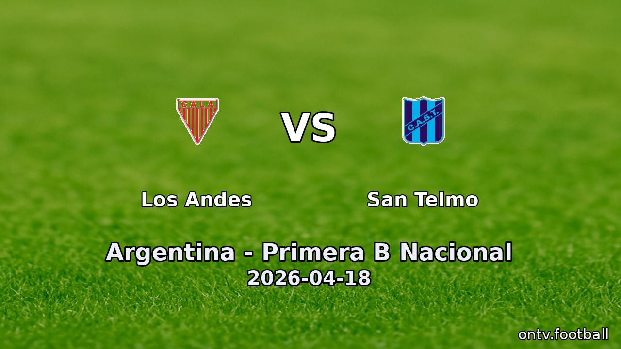 Los Andes vs San Telmo