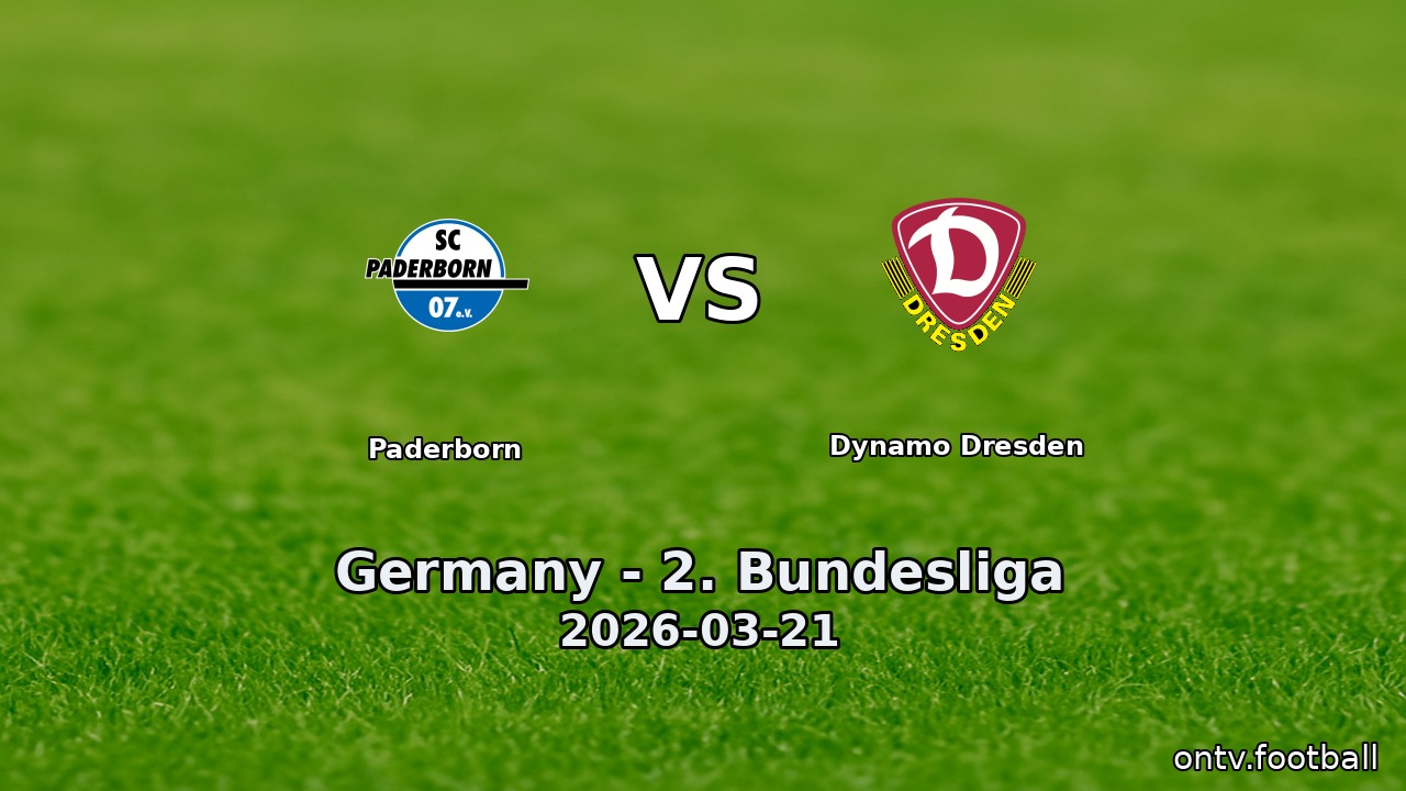 Paderborn vs Dynamo Dresden