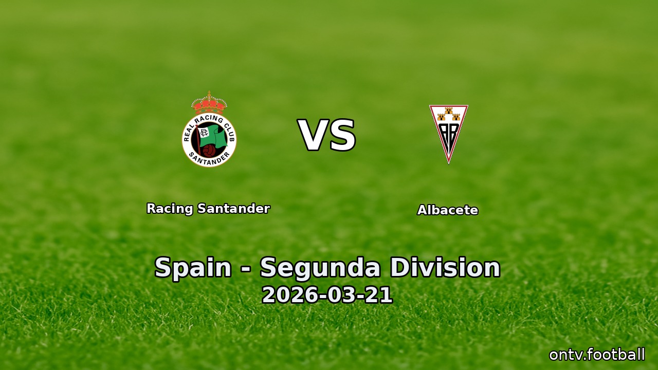 Racing Santander vs Albacete