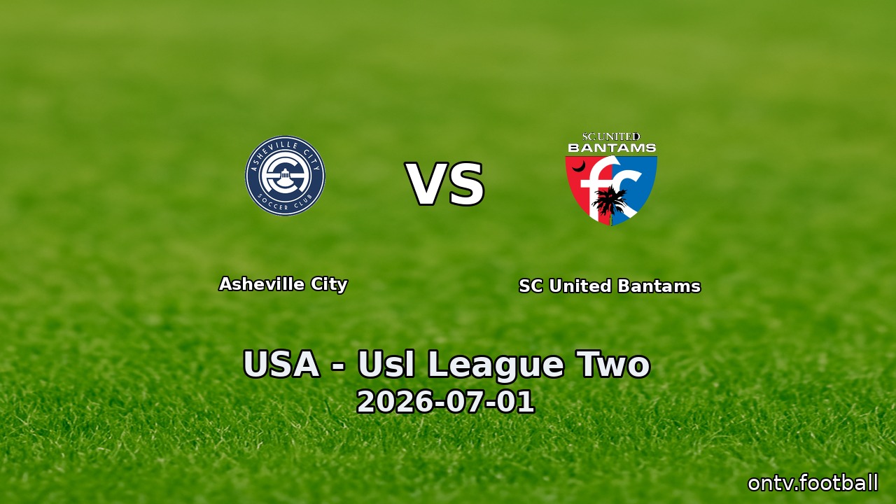 Asheville City vs SC United Bantams