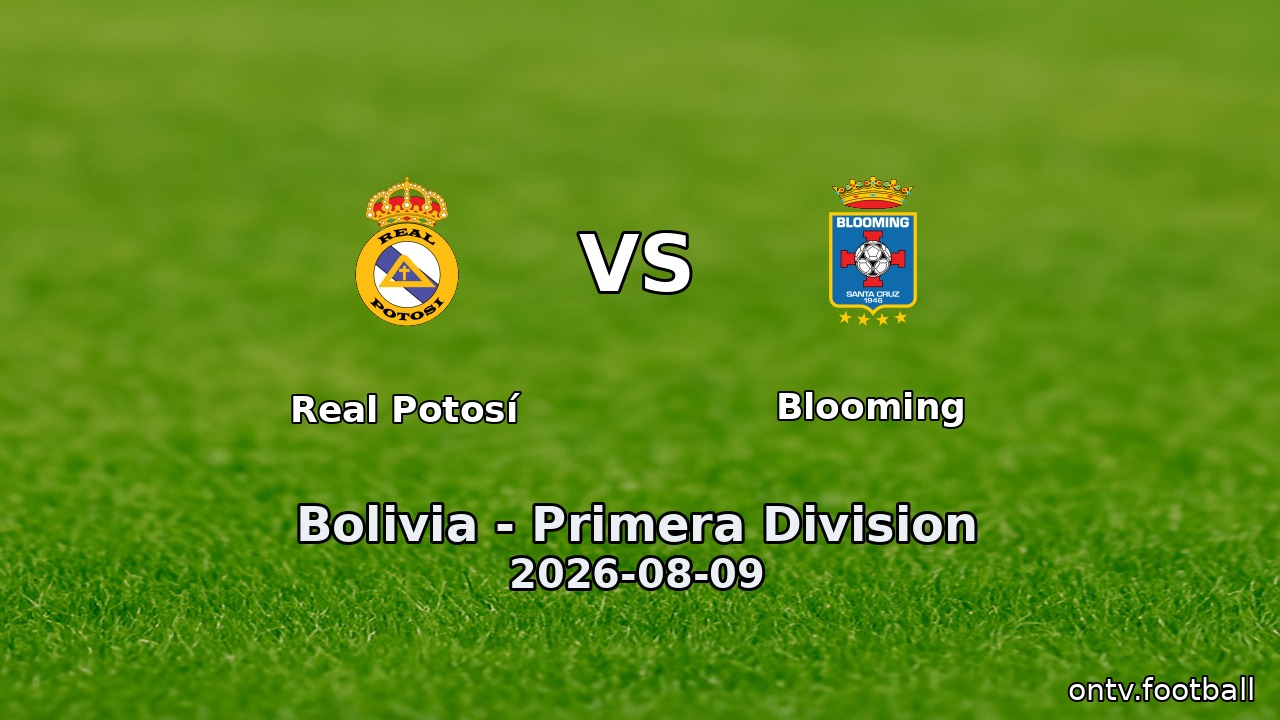 Real Potosí vs Blooming