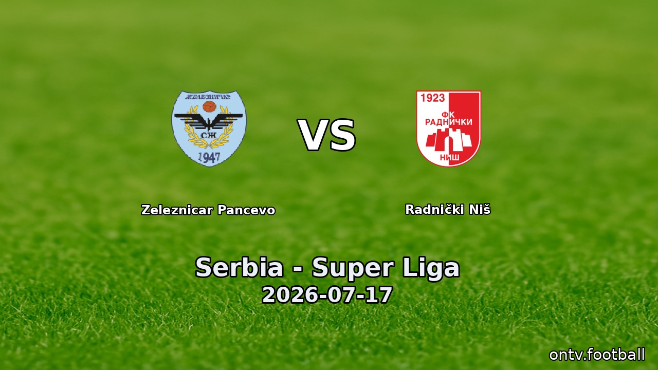 Zeleznicar Pancevo vs Radnički Niš
