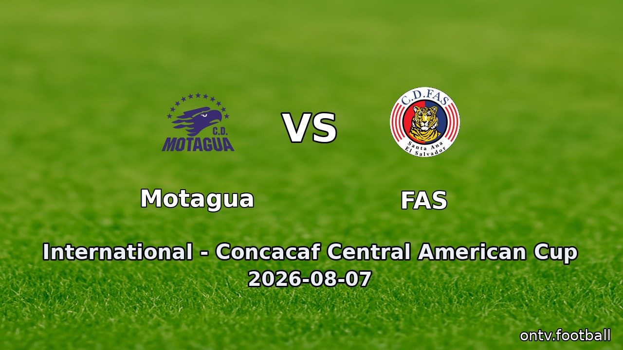 Motagua vs FAS