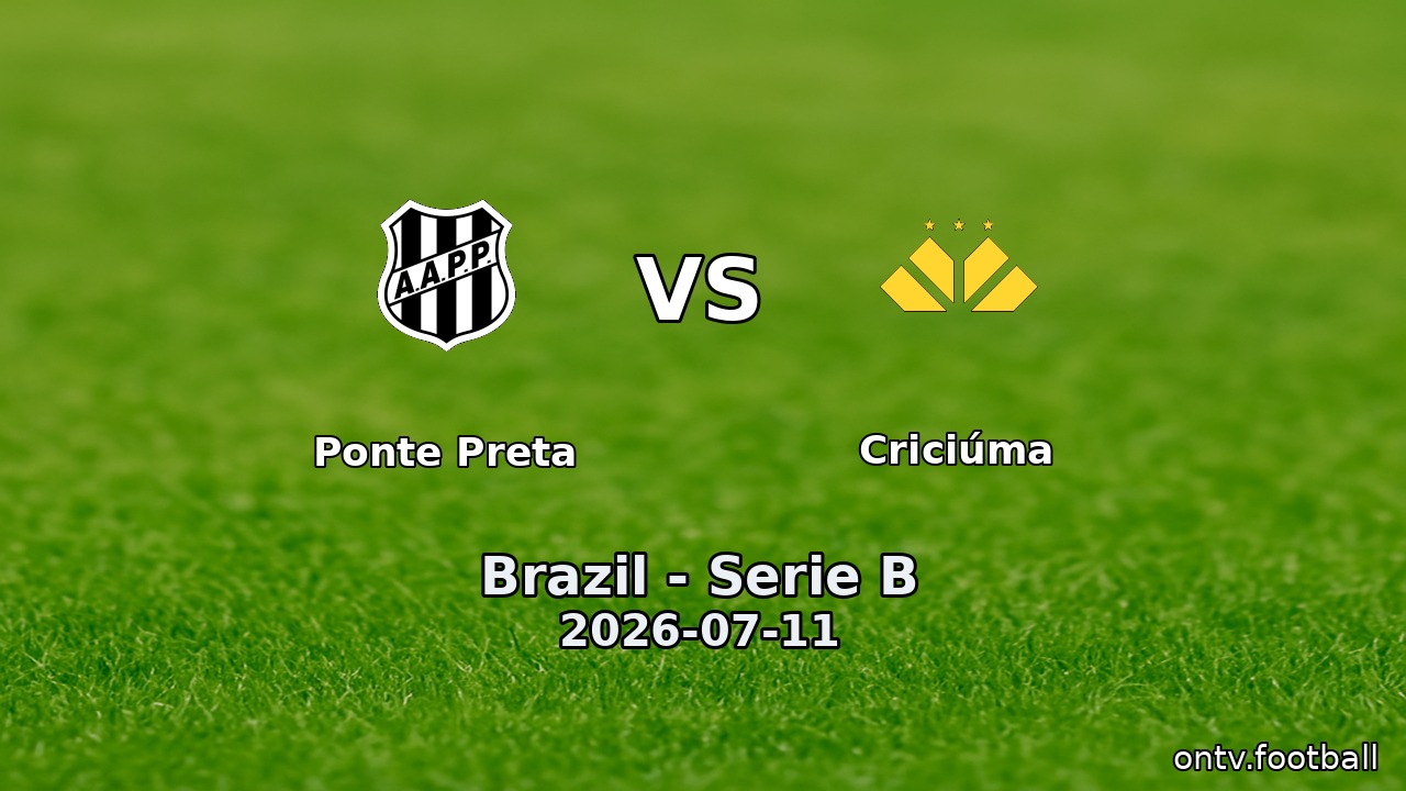 Ponte Preta vs Criciúma