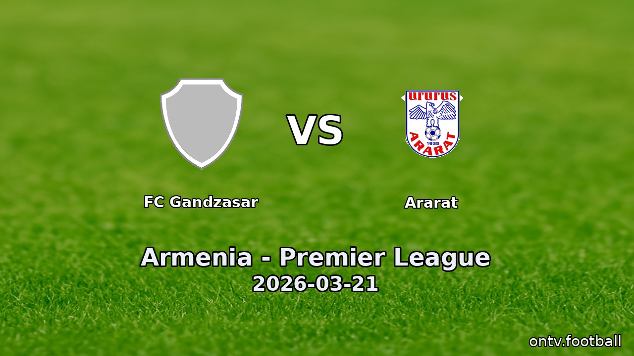 FC Gandzasar vs Ararat