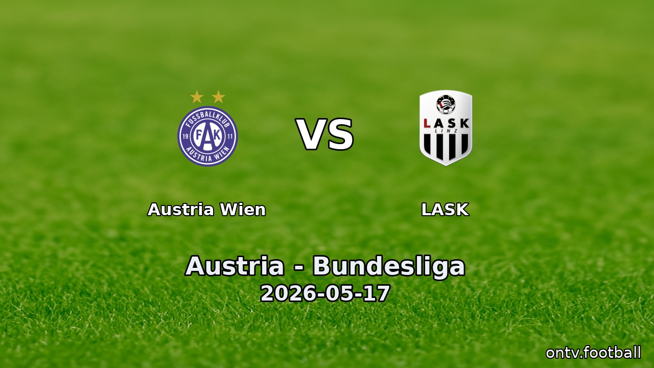 Austria Wien vs LASK