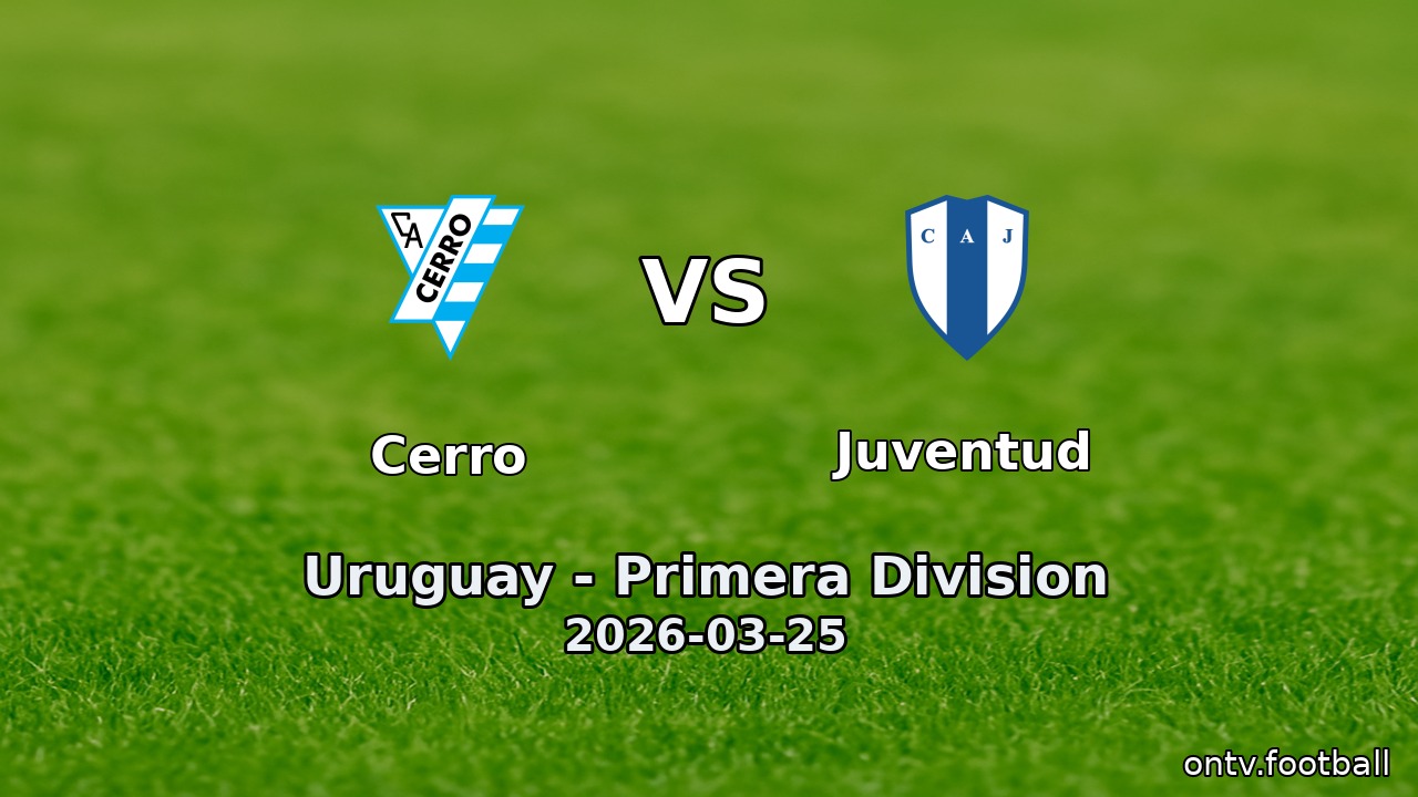 Cerro vs Juventud