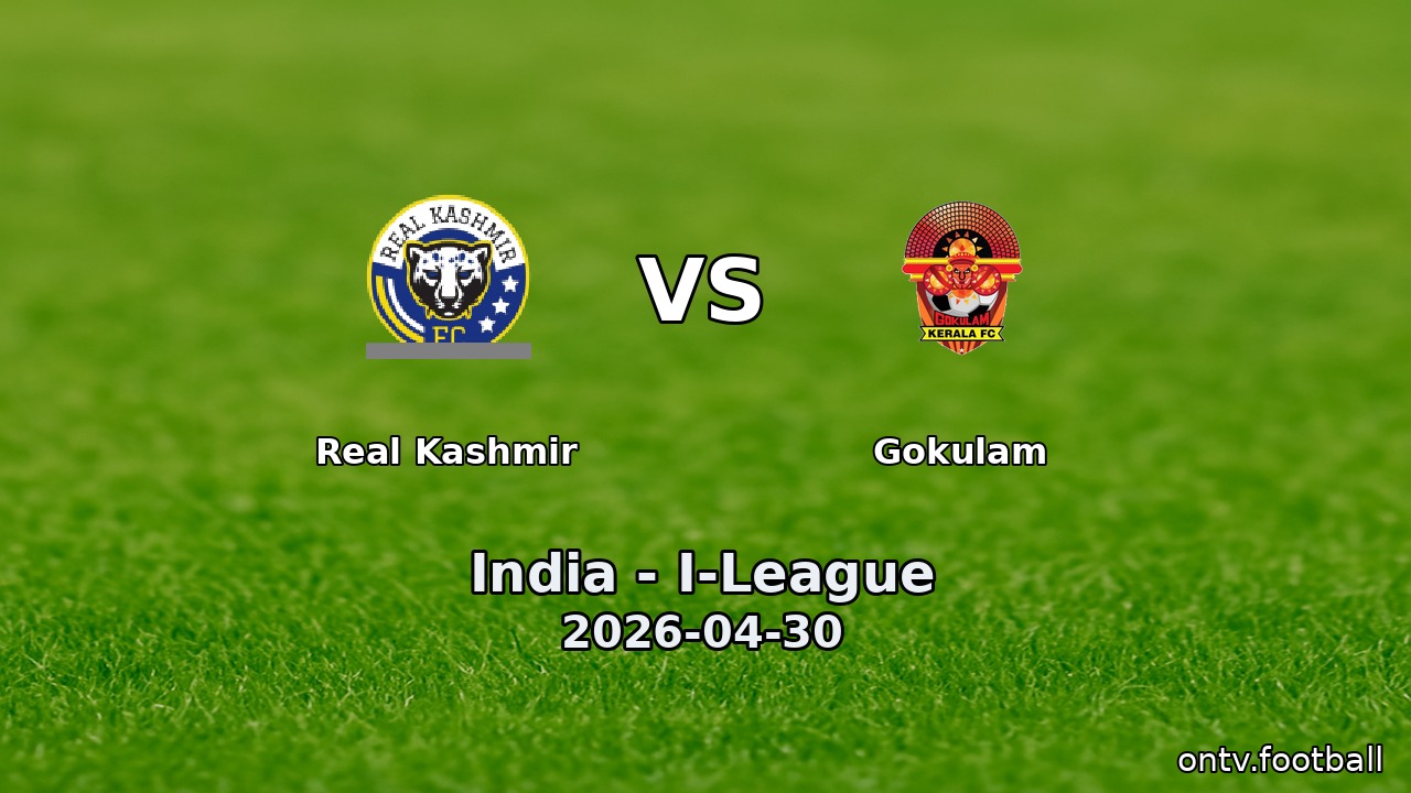Real Kashmir vs Gokulam