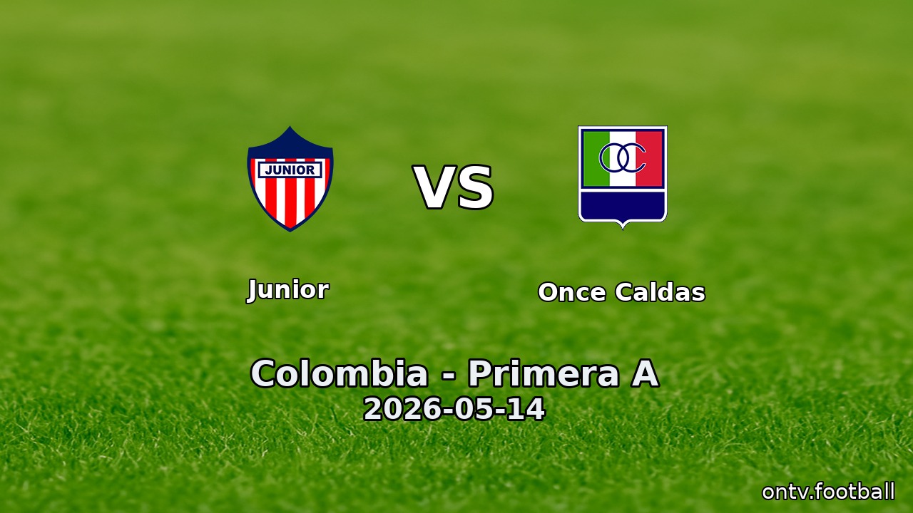 Junior vs Once Caldas