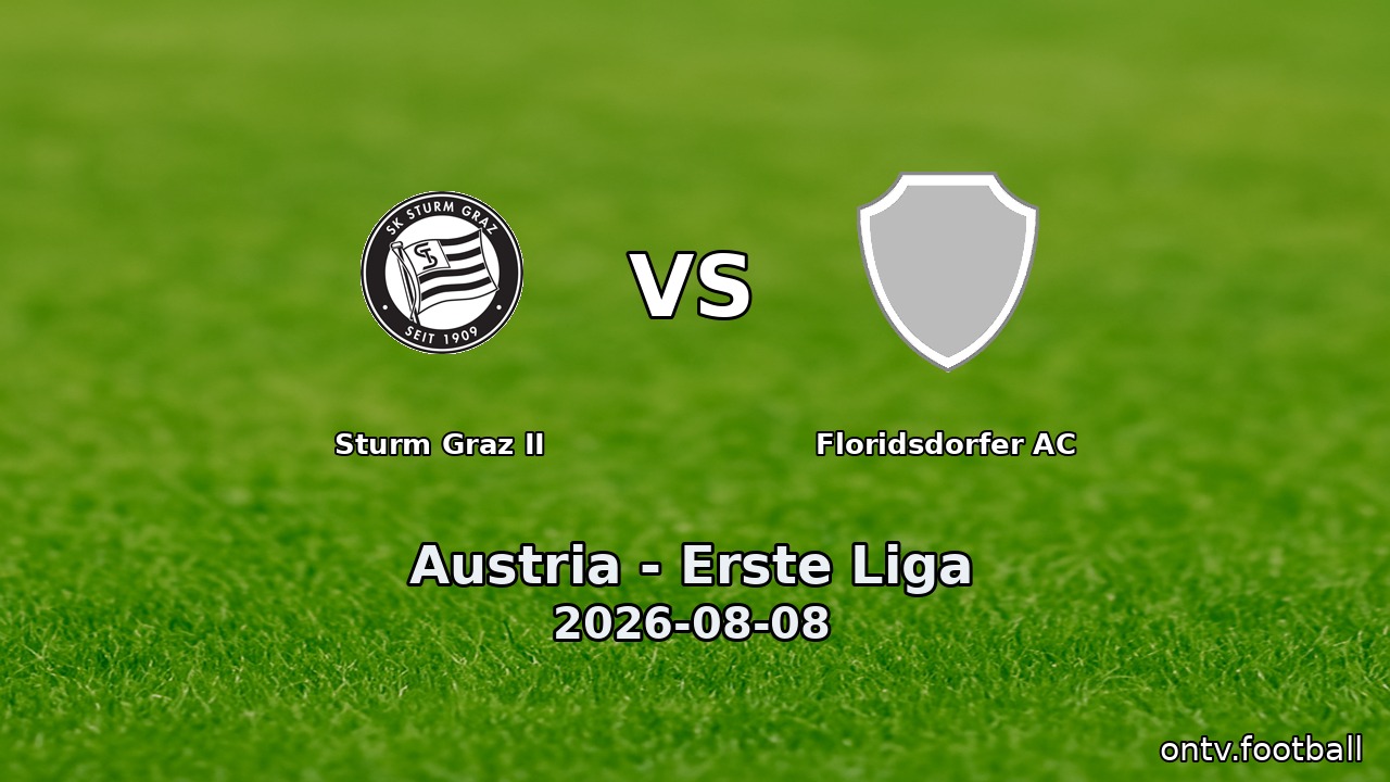 Sturm Graz II vs Floridsdorfer AC