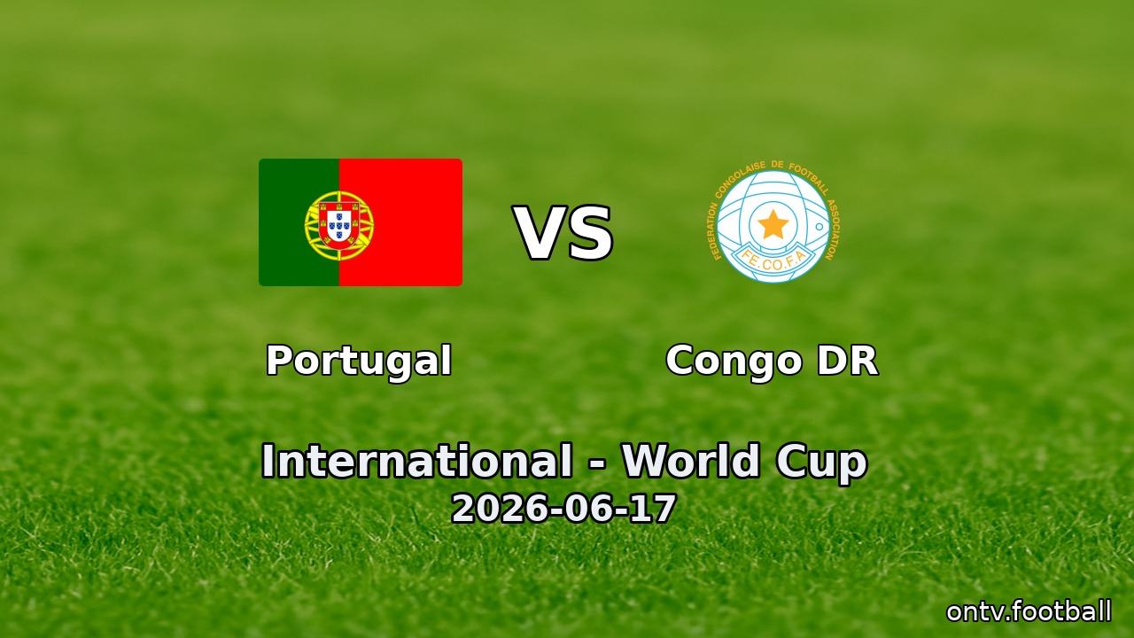 Portugal vs Congo DR