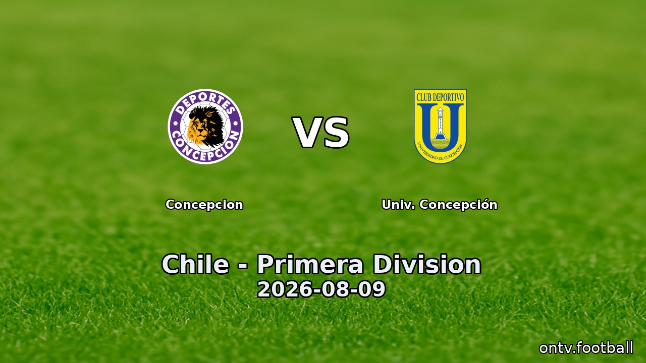 Concepcion vs Univ. Concepción