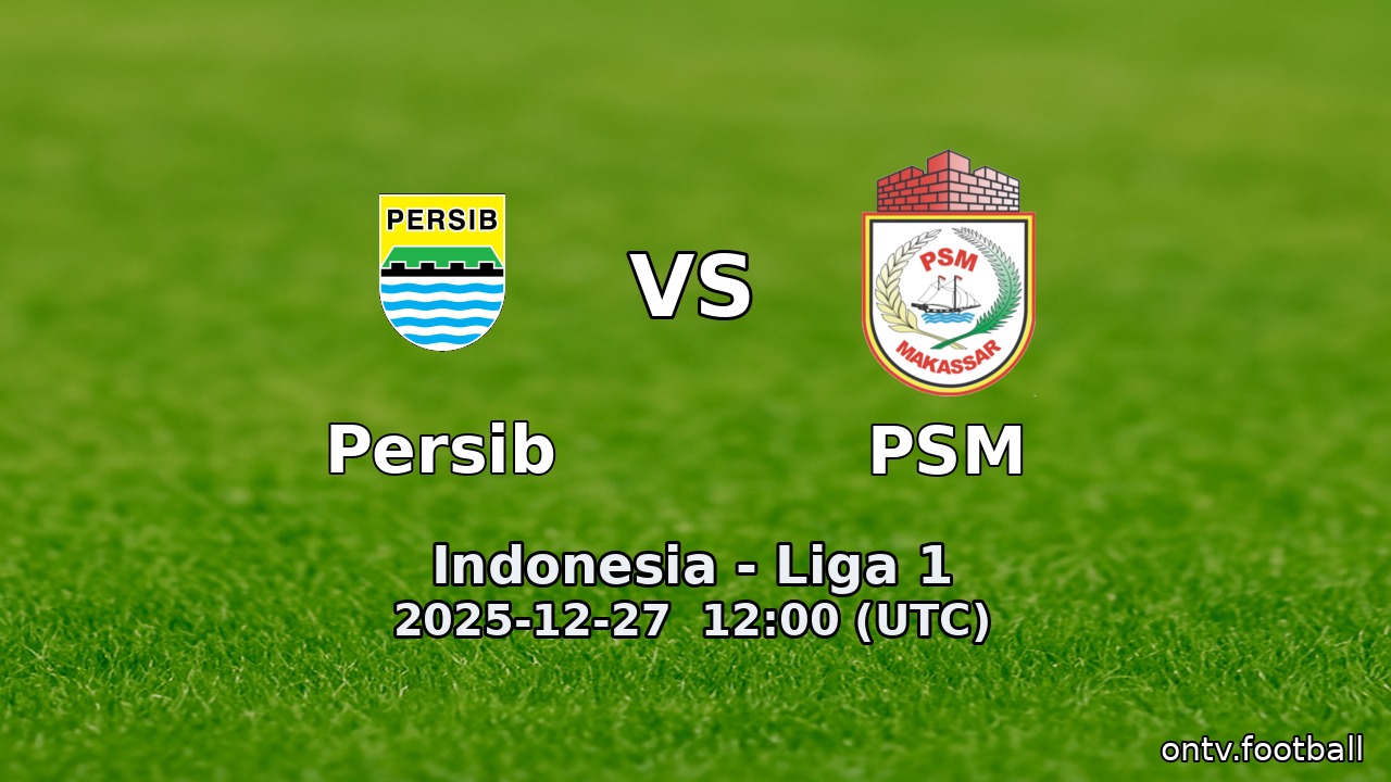 Persib vs PSM