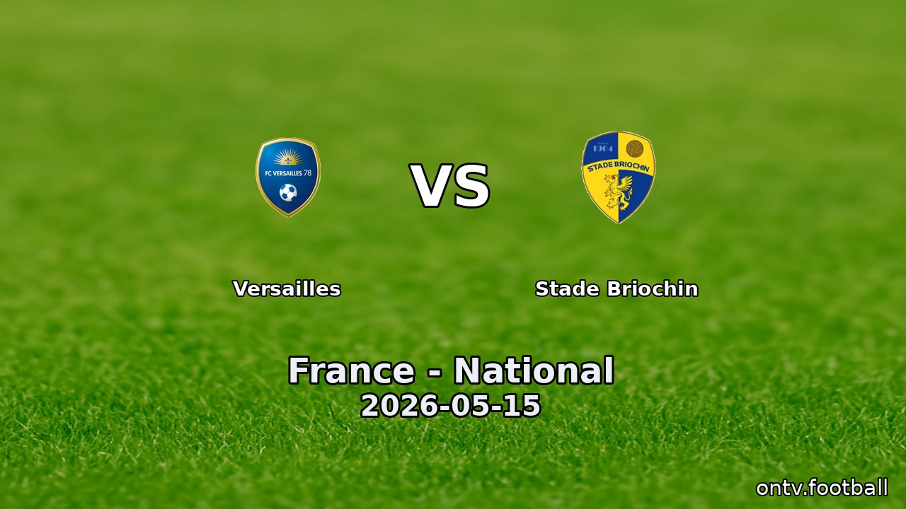 Versailles vs Stade Briochin
