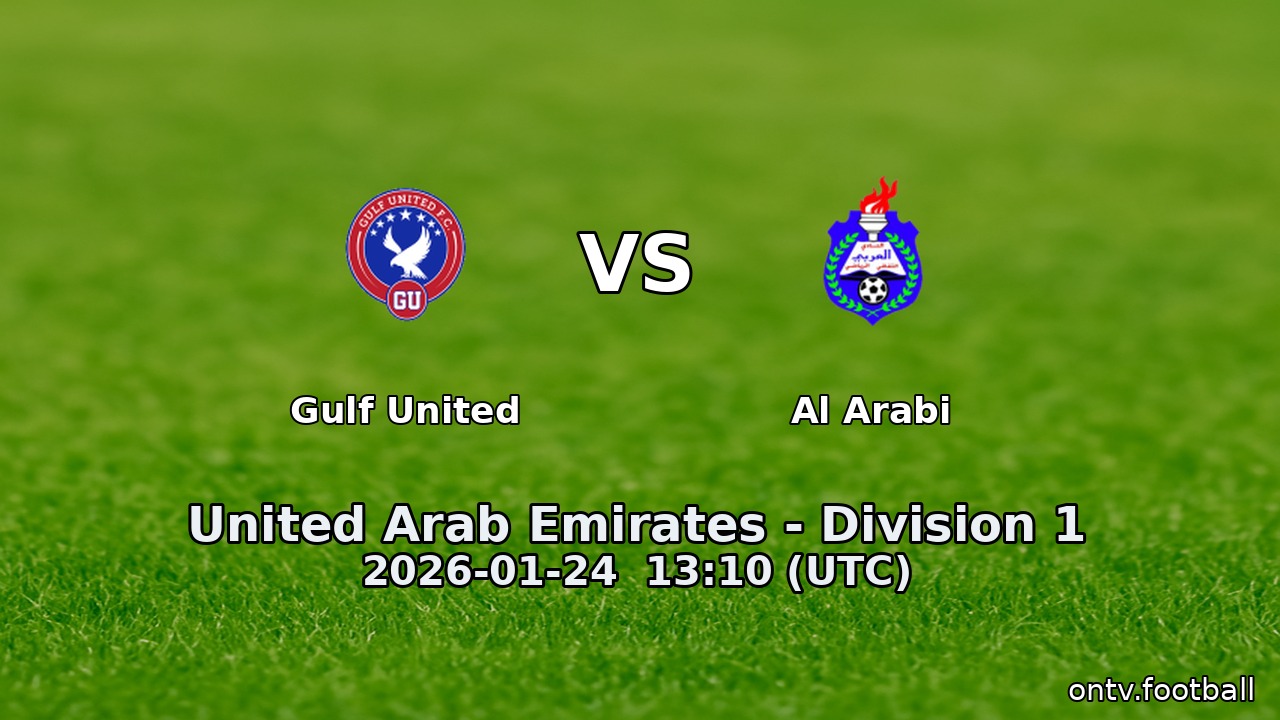 Gulf United vs Al Arabi