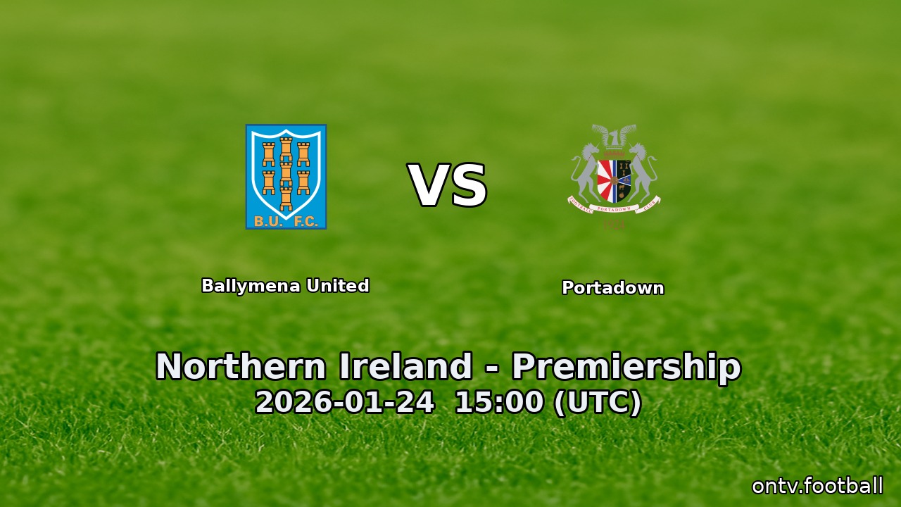 Ballymena United vs Portadown