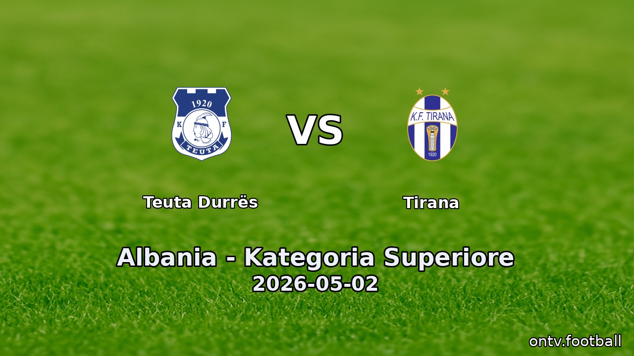 Teuta Durrës vs Tirana