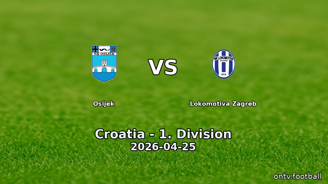 Osijek vs Lokomotiva Zagreb