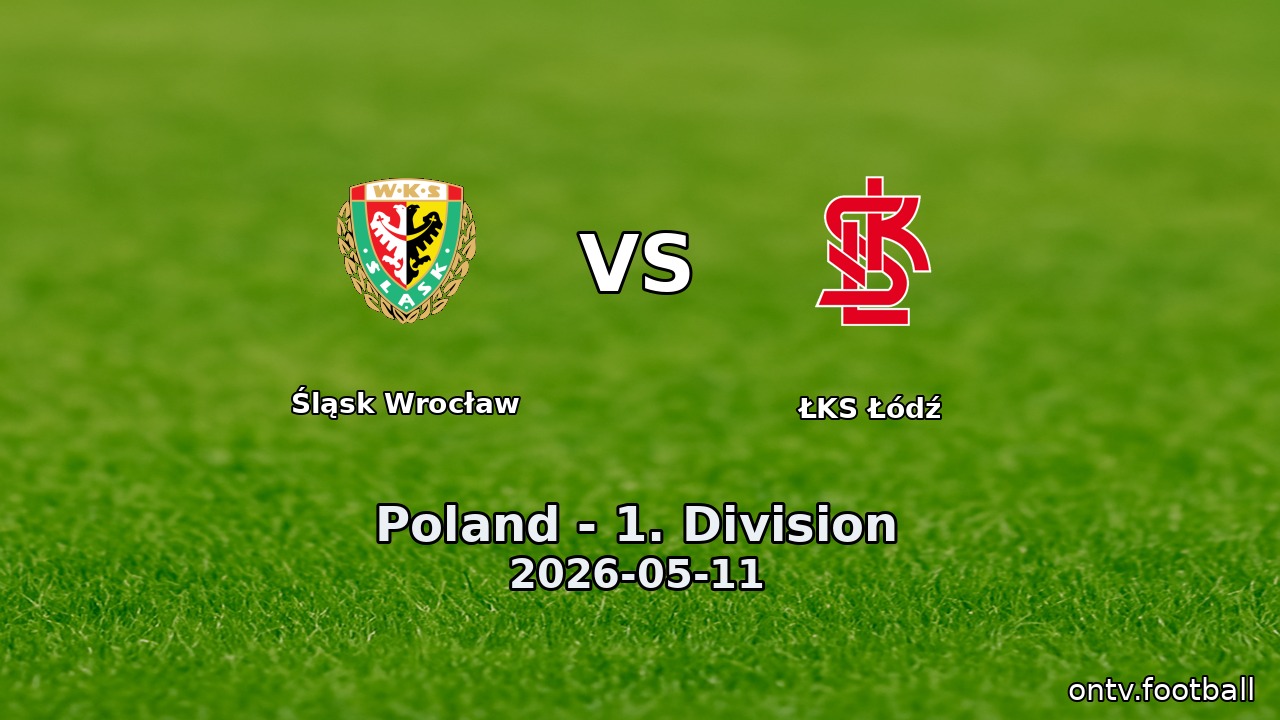 Śląsk Wrocław vs ŁKS Łódź