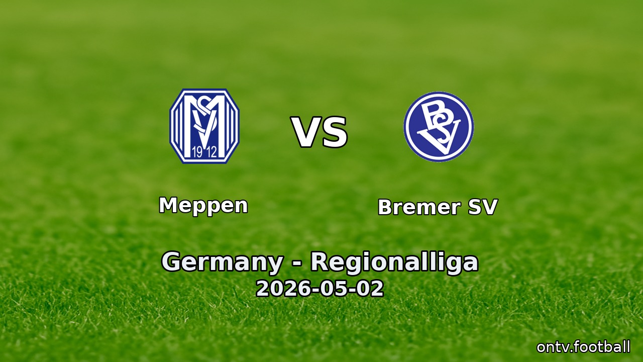 Meppen vs Bremer SV