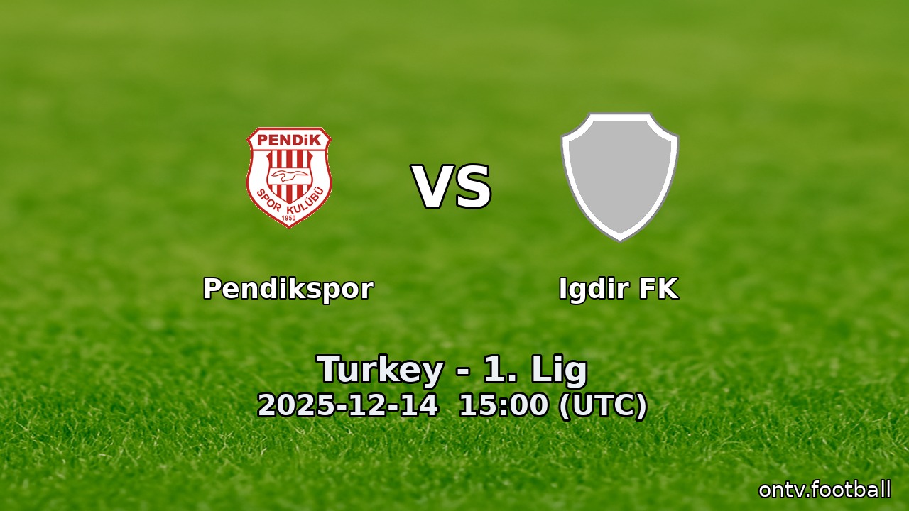 Pendikspor vs Igdir FK