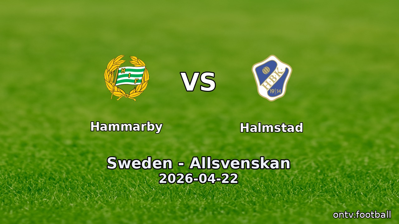 Hammarby vs Halmstad